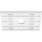Ekena Millwork Beaux Architectural Grade PVC Ceiling Medallion, 16"W x 10 5/8"H x 3"ID x 5 1/2"C x 1"P, One-Piece CMP16X10BX-03000 - alternate 2